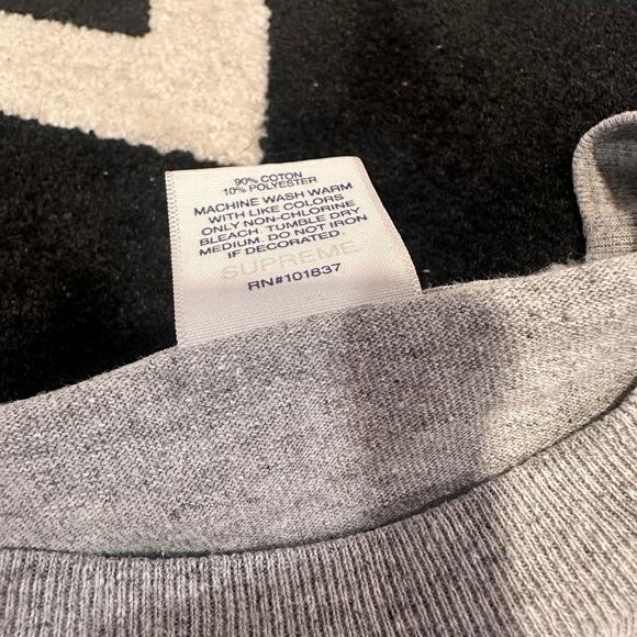 Supreme Jet Tee - Heather Grey - Size Medium - Used - Picture 5 of 6